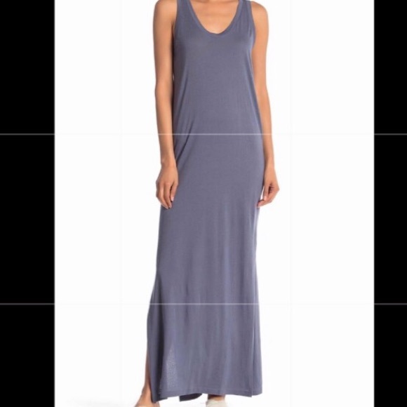 Susina Dresses & Skirts - Susina 🆕 NWT Dark Gray racer-back maxi